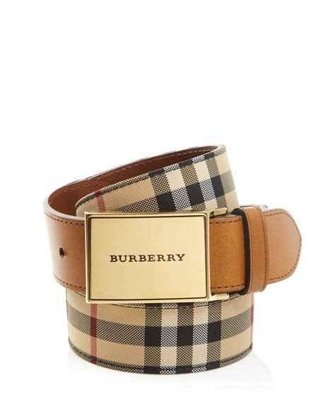 burberry horeferry check belt|Men's Designer Belts .